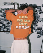 DOUBLEWIDE TILE TEE / CLEMENTINE